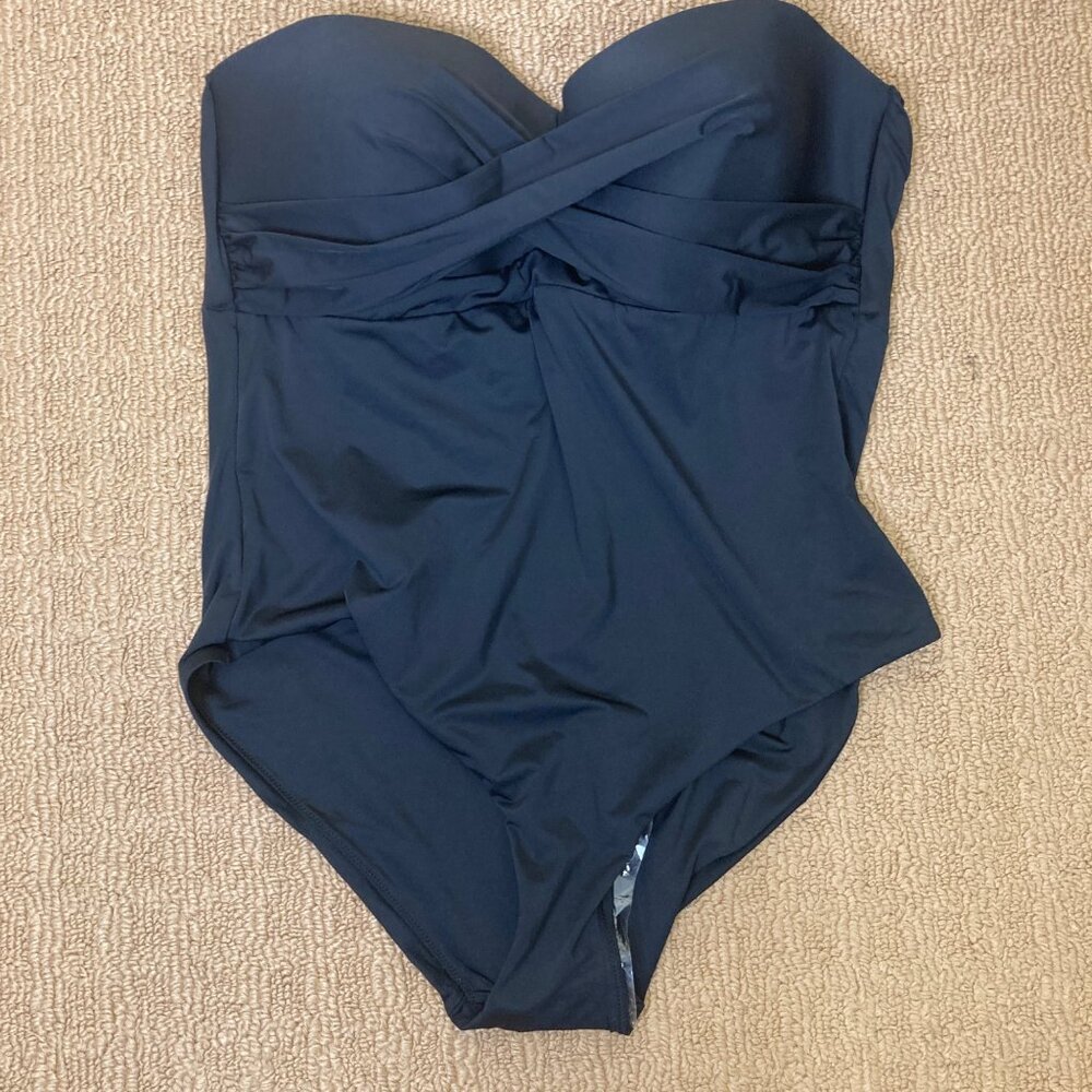 Knix Swimsuit Womens XXXL Black No Straps New no tags May work as strapless